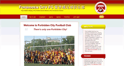 Desktop Screenshot of forbiddencityfc.com